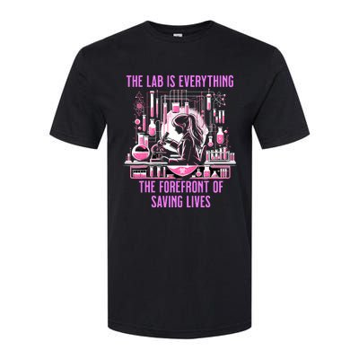 The Lab Is Everything The Forefront Of Saving Lives Lab Week Softstyle CVC T-Shirt