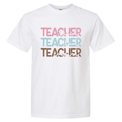 Teach Love Inspire Inspirational Teacher Appreciation Women Garment-Dyed Heavyweight T-Shirt