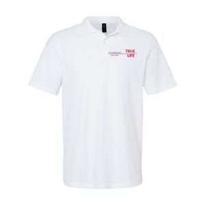 True Life IM Nothing Like You Hoes Softstyle Adult Sport Polo