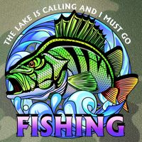 The Lake Is Calling And I Must Go Fishing Legacy Tie Dye Trucker Hat