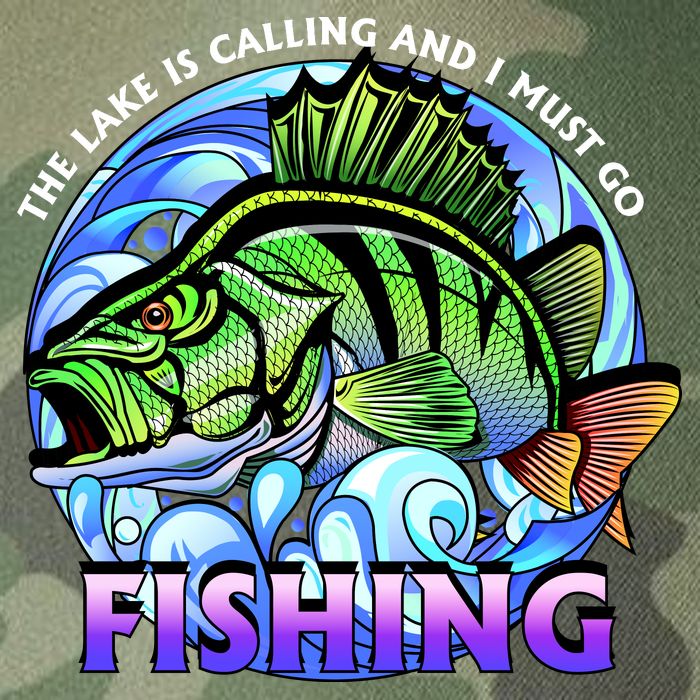 The Lake Is Calling And I Must Go Fishing Legacy Tie Dye Trucker Hat