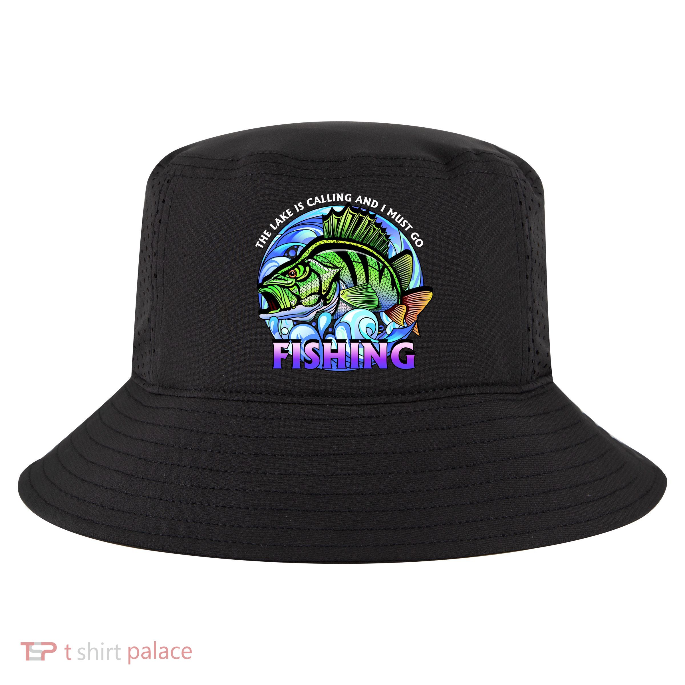 The Lake Is Calling And I Must Go Fishing Cool Comfort Performance Bucket Hat