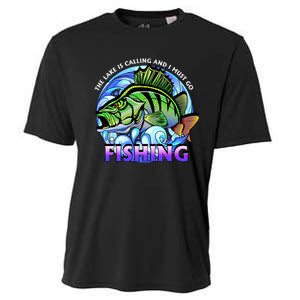 The Lake Is Calling And I Must Go Fishing Cooling Performance Crew T-Shirt