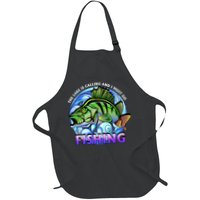 The Lake Is Calling And I Must Go Fishing Apron