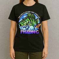 The Lake Is Calling And I Must Go Fishing T-Shirt