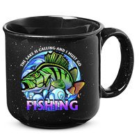 The Lake Is Calling And I Must Go Fishing 15oz Campfire Ceramic Mug