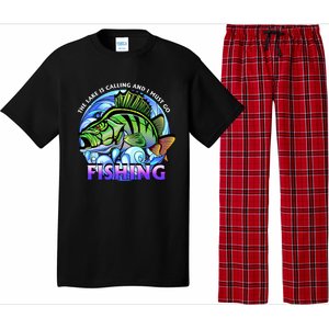 The Lake Is Calling And I Must Go Fishing Pajama Set