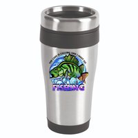 The Lake Is Calling And I Must Go Fishing 16oz Travel Tumbler