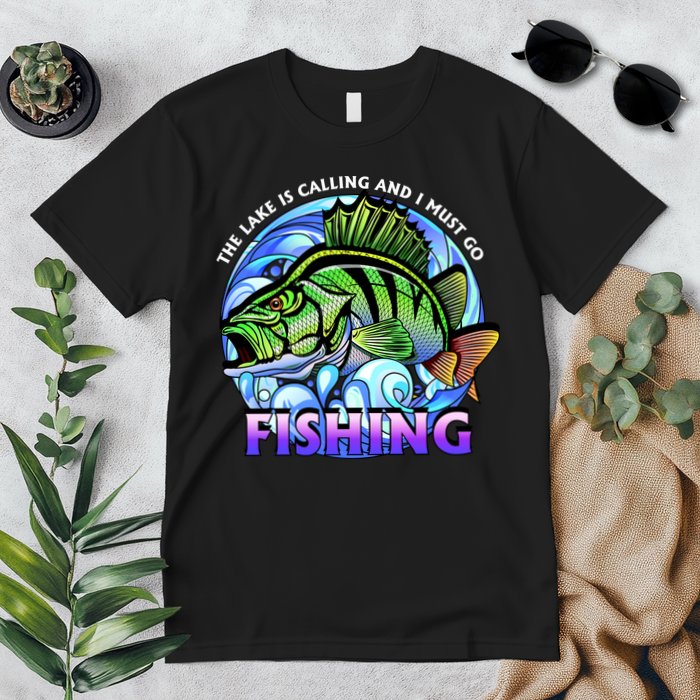 The Lake Is Calling And I Must Go Fishing Premium T-Shirt