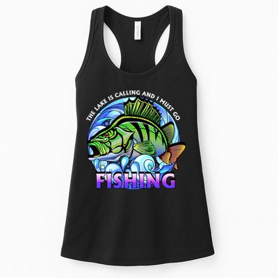 The Lake Is Calling And I Must Go Fishing Womens Tank Top