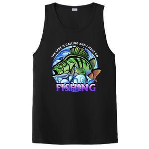 The Lake Is Calling And I Must Go Fishing PosiCharge Competitor Tank