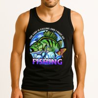 The Lake Is Calling And I Must Go Fishing Tank Top