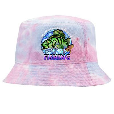 The Lake Is Calling And I Must Go Fishing Tie-Dyed Bucket Hat