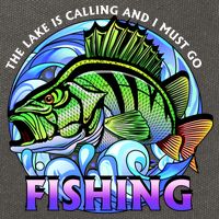 The Lake Is Calling And I Must Go Fishing Cotton Canvas Backpack