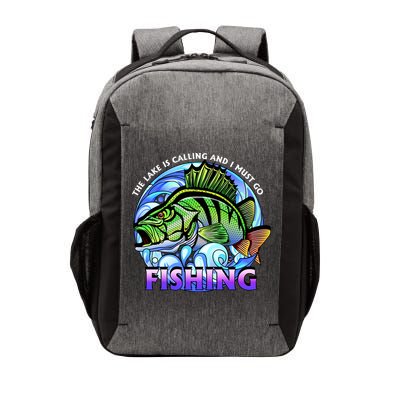 The Lake Is Calling And I Must Go Fishing Vector Backpack
