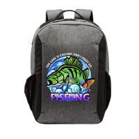 The Lake Is Calling And I Must Go Fishing Vector Backpack