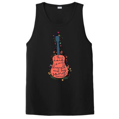 The Lord Is My Strength And My Song Psalm 118:14 Bible Verse PosiCharge Competitor Tank