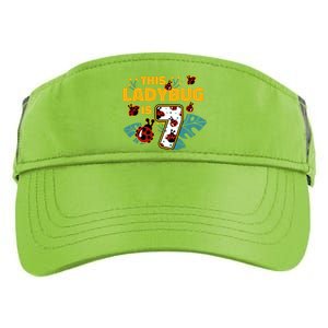 This Ladybug Is 7 Cute Gift Adult Drive Performance Visor