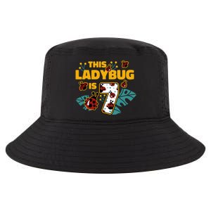 This Ladybug Is 7 Cute Gift Cool Comfort Performance Bucket Hat