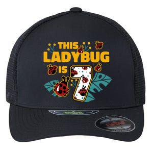 This Ladybug Is 7 Cute Gift Flexfit Unipanel Trucker Cap