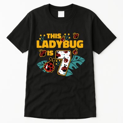 This Ladybug Is 7 Cute Gift Tall T-Shirt