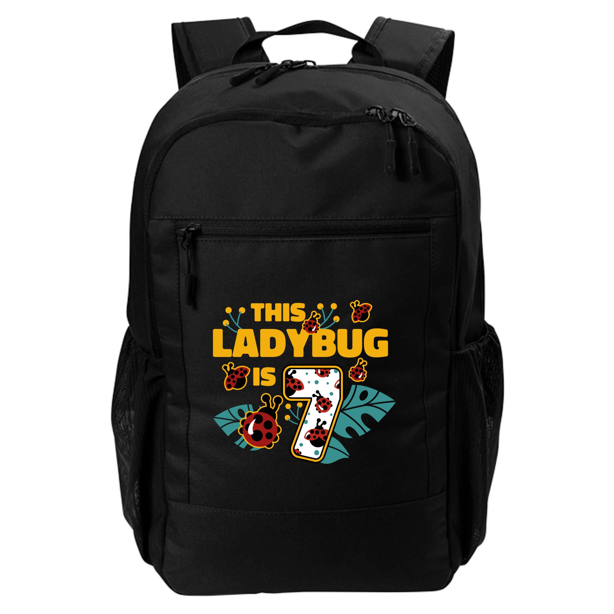 This Ladybug Is 7 Cute Gift Backpack