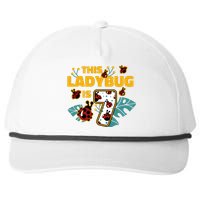 This Ladybug Is 7 Cute Gift Snapback Five-Panel Rope Hat