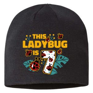 This Ladybug Is 7 Cute Gift Sustainable Beanie