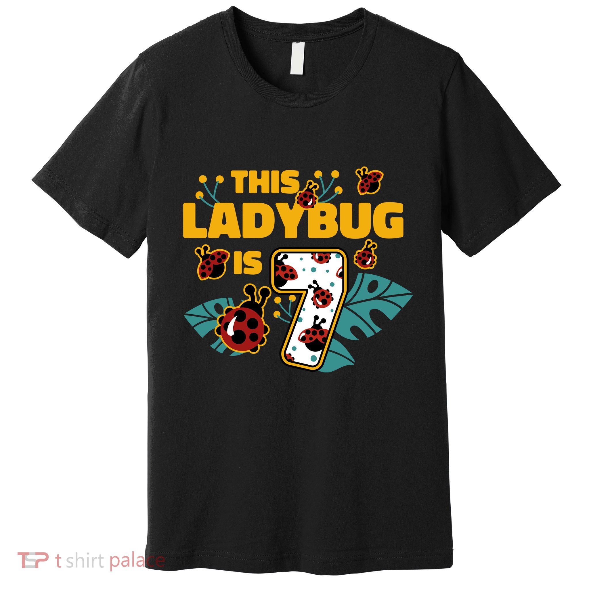 This Ladybug Is 7 Cute Gift Premium T-Shirt