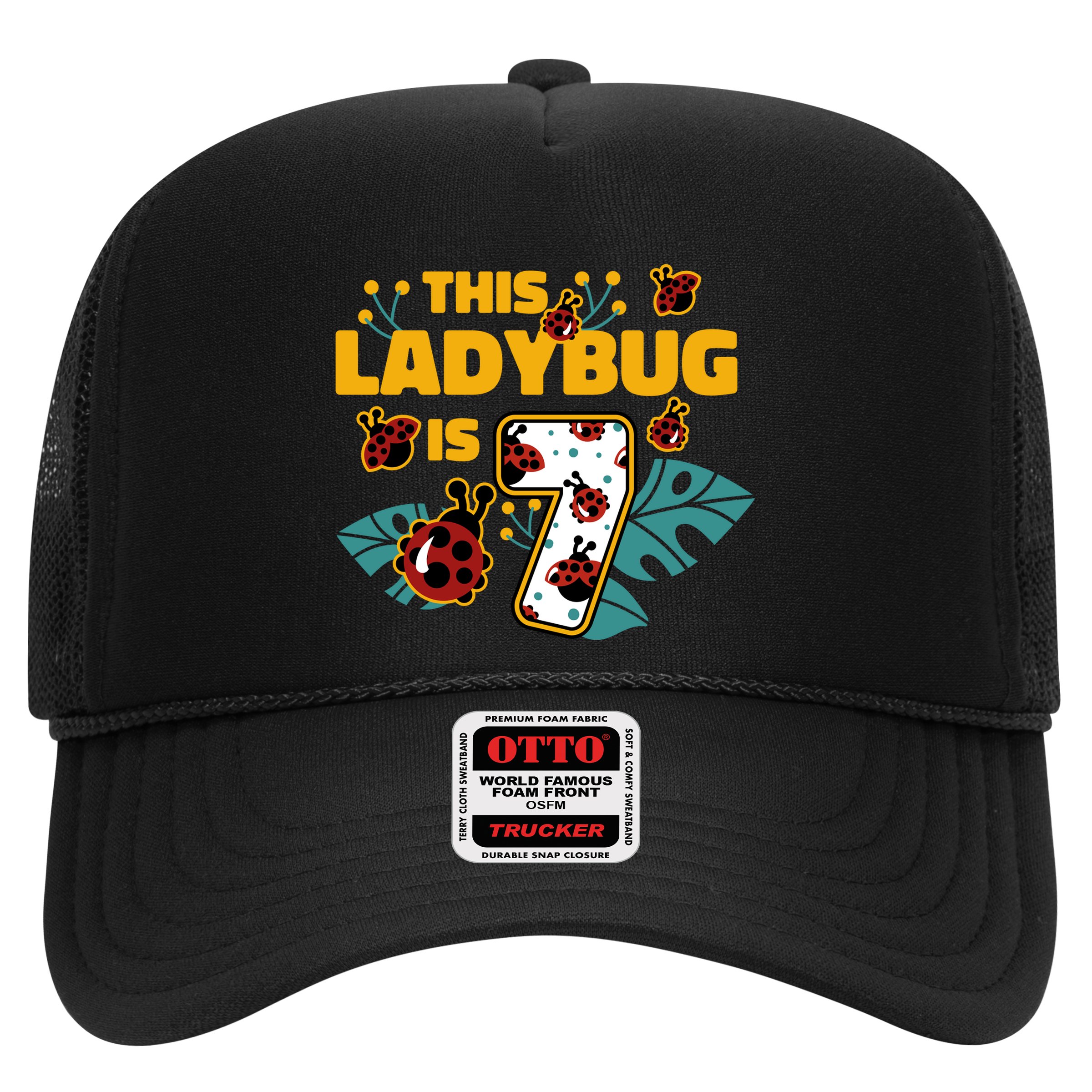 This Ladybug Is 7 Cute Gift Hat