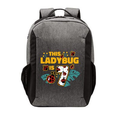This Ladybug Is 7 Cute Gift Vector Backpack