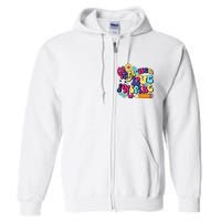 Teach Love Inspire Teacher Life Teacher Back To School Motivation For Teacher Full Zip Hoodie