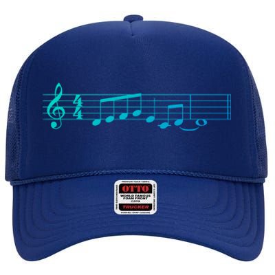 The Lick Jazz Fongift Music Lover Funny Gift High Crown Mesh Back Trucker Hat