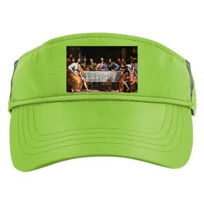 The Lord Jesus Christ With 12 Apostles On The Lords Supper Adult Drive Performance Visor