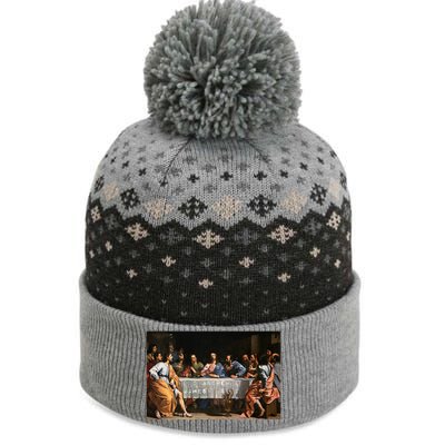 The Lord Jesus Christ With 12 Apostles On The Lords Supper The Baniff Cuffed Pom Beanie