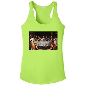 The Lord Jesus Christ With 12 Apostles On The Lords Supper Ladies PosiCharge Competitor Racerback Tank