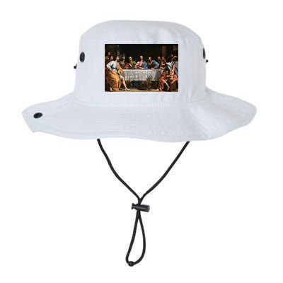 The Lord Jesus Christ With 12 Apostles On The Lords Supper Bucket Hat