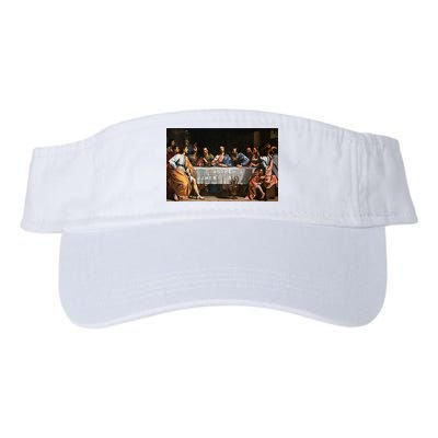 The Lord Jesus Christ With 12 Apostles On The Lords Supper Visor