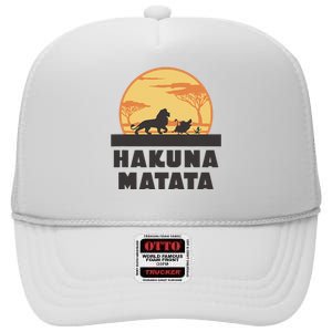 The Lion King H.Akuna Matata High Crown Mesh Back Trucker Hat