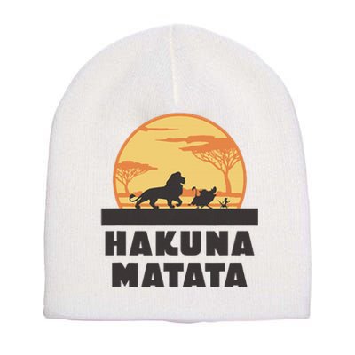 The Lion King H.Akuna Matata Short Acrylic Beanie