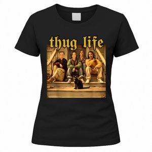 Thug Life Kamala Harris 2024 Feminist Vote Blue Election Women's T-Shirt