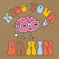 Teacher Life Kiss Your Brain Students Class Cotton Canvas Backpack