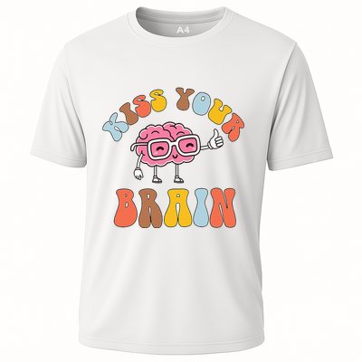 Teacher Life Kiss Your Brain Students Class Performance Shirt