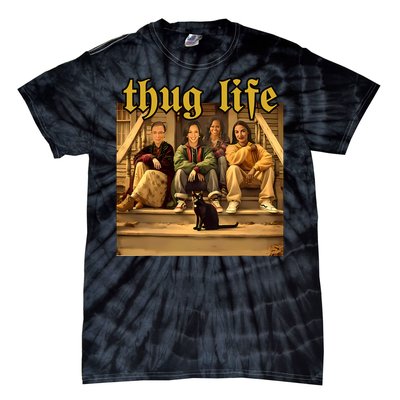 Thug Life Kamala Harris 2024 Feminist Vote Blue Election Tie-Dye T-Shirt