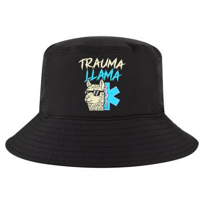 Trauma Llama K Funny Alpaca Llama Snake Cool Comfort Performance Bucket Hat