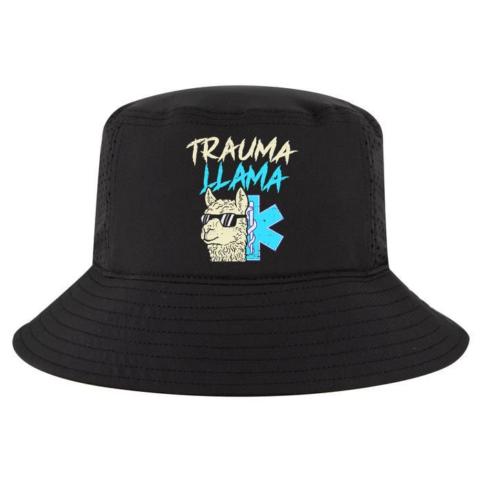 Trauma Llama K Funny Alpaca Llama Snake Cool Comfort Performance Bucket Hat