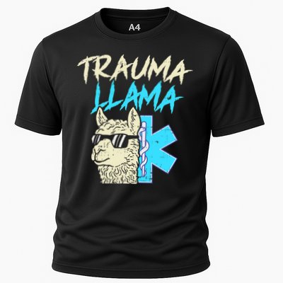 Trauma Llama K Funny Alpaca Llama Snake Performance Shirt