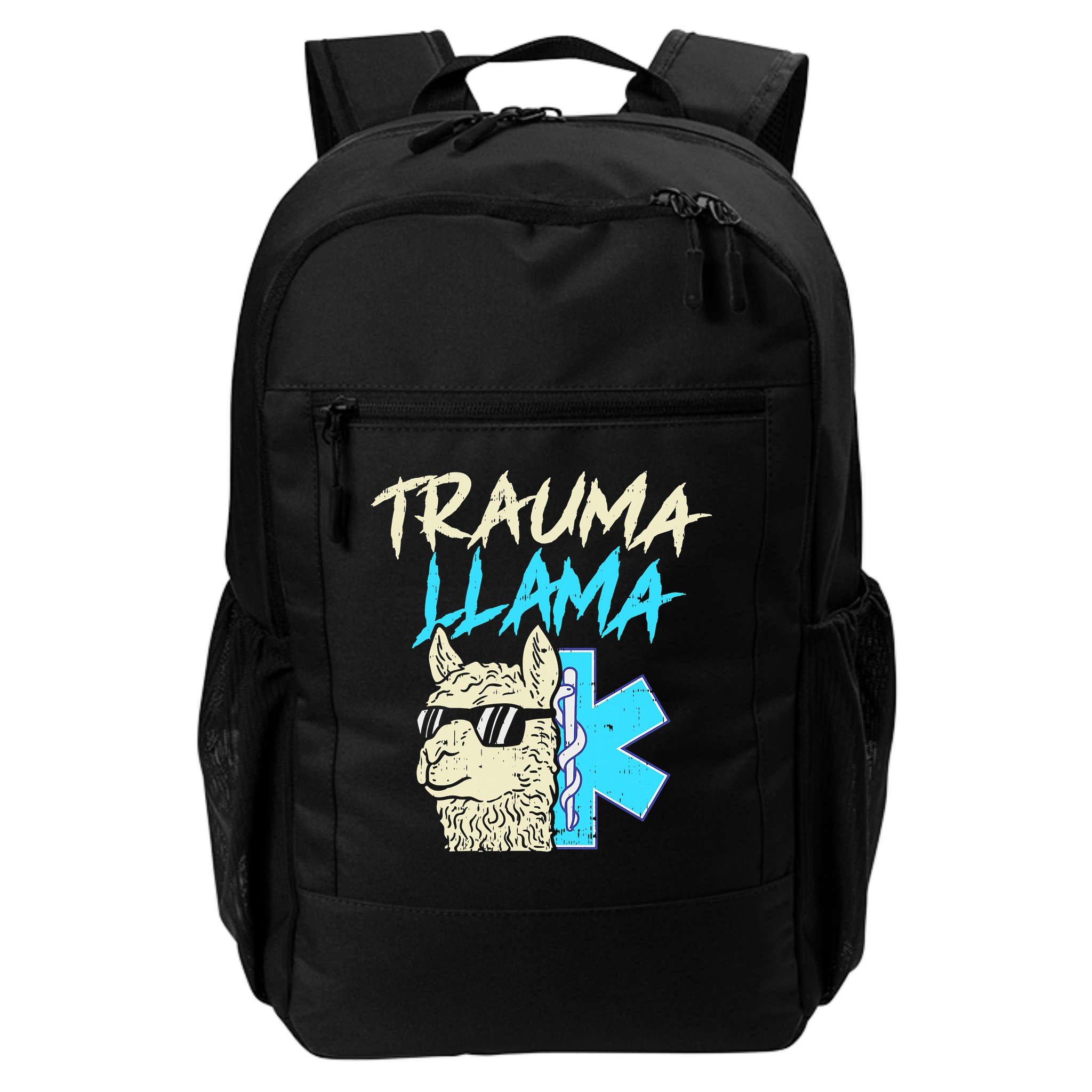 Trauma Llama K Funny Alpaca Llama Snake Backpack