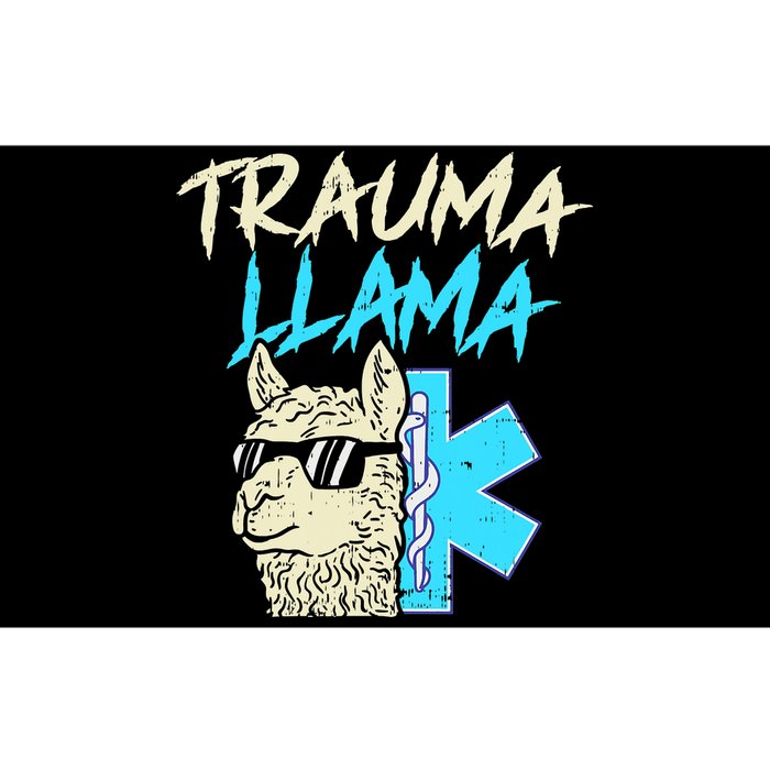 Trauma Llama K Funny Alpaca Llama Snake Bumper Sticker