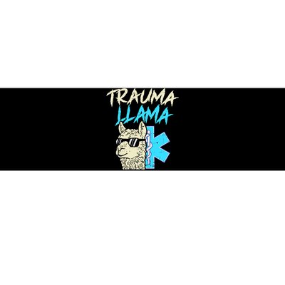 Trauma Llama K Funny Alpaca Llama Snake Bumper Sticker